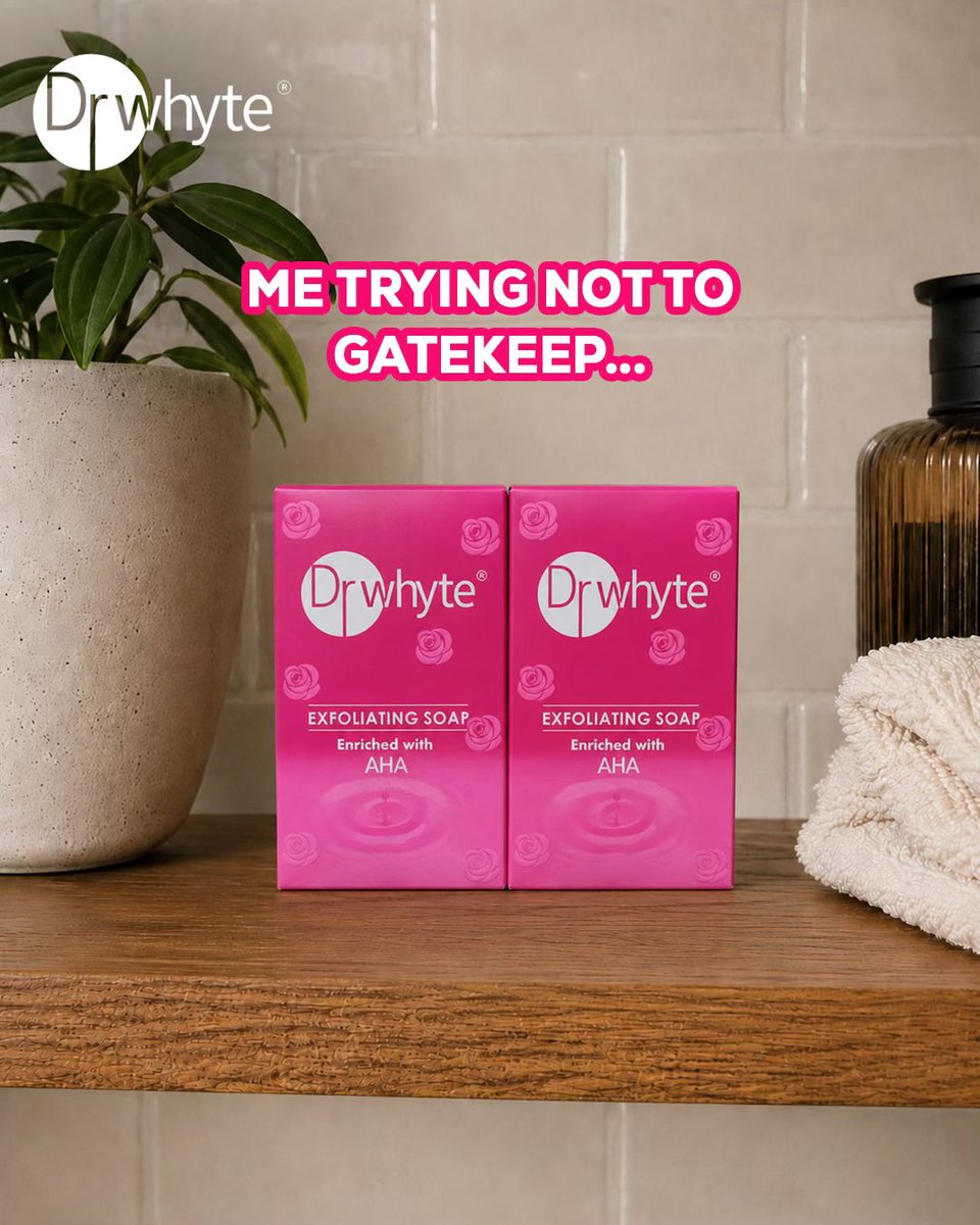 drwhytesoapng's tweet photo. When the compliments keep coming, you know you're doing something right. 😉

Swipe for the skincare tea.
#DrWhyte #HealthyLookingSkin https://t.co/Iba7HwOW5i
