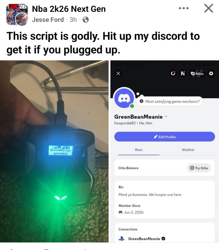 NegdogTV's tweet photo. They never patched anything...
Cheaters will always find a way to cheat, detecting a chronus is one of the simplest codes. Making $$ of f of it is definitely against T..S.
@Ronnie2K 
@beluba
@NBA2KLeague 
@NBA2K 
@BigGuido2k 
@BearDaBeast23 
@choc 
@dayfri https://t.co/gCDzoJ6M5l