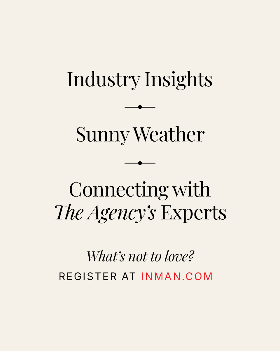 TheAgencyRE's tweet photo. Have plans for late July? Head to sunny San Diego to see three of The Agency’s own take the stage at Inman Connect and Inman Luxury Connect, running July 28- 30th at the Marquis Marriott San Diego Marina. See you there!

Register Now: https://t.co/oQK4cvZaYD https://t.co/7RcNfYTBpx
