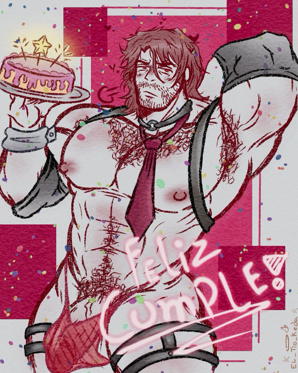 el_kedaii's tweet photo. Feliz cumpleaños!!!!!✨🎉🎉🎂🎂🎂 (atrasado🥀)

🎉 @Davidolivaspat1 🎂

Espero q lo hayas pasado bien, me hubiera gustado darte esto más antes pero bueno. 😩😩

#bara #gallagher #HonkaiStarRail #gay #choclodepan https://t.co/6HGcRoEARj