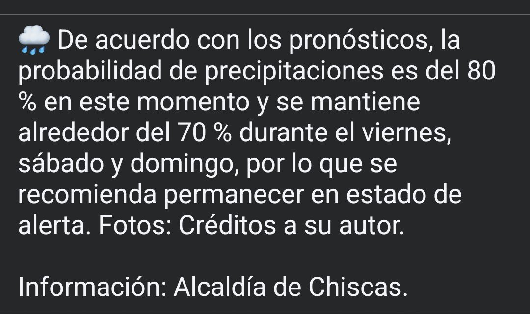 1anoticiass's tweet photo. 🚨 Alcaldía de #Chiscas, #Boyacá, emite alerta por fuerte creciente del río Nevado y río Cuscaneba. @GRDBoyaca. @GobBoyaca. https://t.co/sZ95XbCI0q