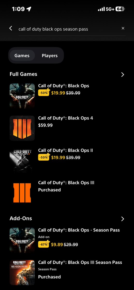 plxtonix's tweet photo. IT IS OFFICIAL #BlackOps and #BlackOps2 are now on the PlayStation store let’s bring the @CallofDuty community back together and slam these servers https://t.co/gtvVZVpUUo