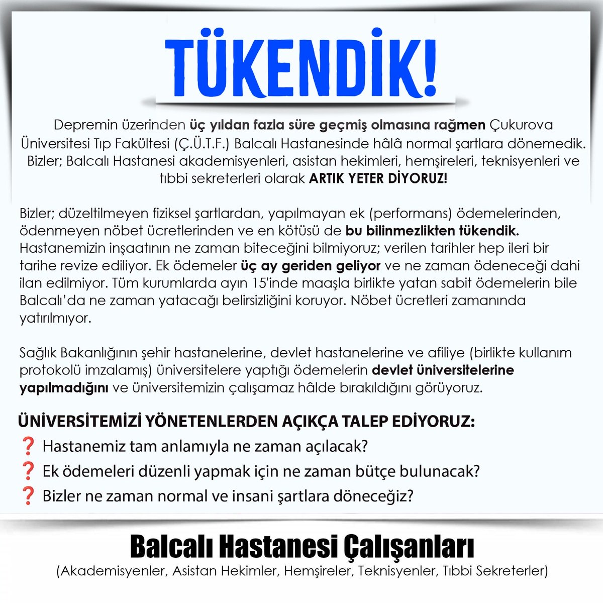 omertaskin's tweet photo. #cukurovauniversitesi https://t.co/QtBUM6dhfR