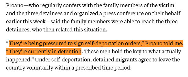 David_J_Bier's tweet photo. ICE has imprisoned and is reportedly pressuring the  witnesses who were in the van with victim to leave the country. We must demand that ICE release the witnesses TODAY before any more threats and witness contamination is allowed to continue  https://t.co/0BaZgYRW79 https://t.co/5KiuNdiRbI