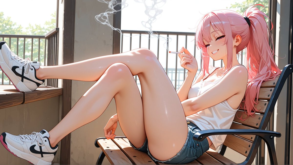 ChiralMilk's tweet photo. 喫煙✕タンクトップおねえさんいろいろ https://t.co/C3Mf4as9PR