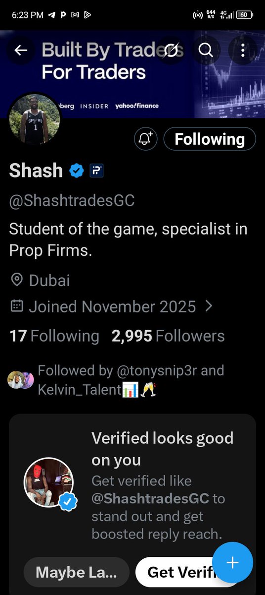 GozieArthurBB's tweet photo. @tonysnip3r @ShashtradesGC @fundingpips Done https://t.co/ekwrmx1Nnp