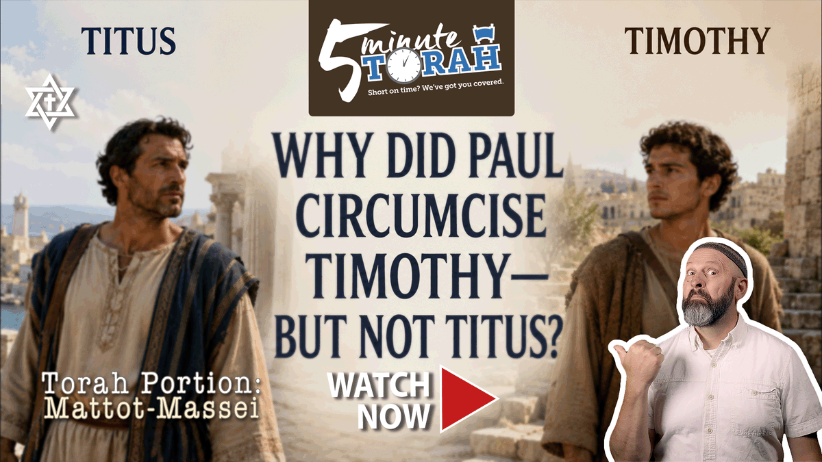 Shalomacon's tweet photo. Why did Paul circumcise Timothy—but not Titus? The answer begins with an inheritance law in Numbers and ends with God's heart for the Land of Israel. #mattot #massei https://t.co/64UAw3okrR https://t.co/hM0QsF7yLA