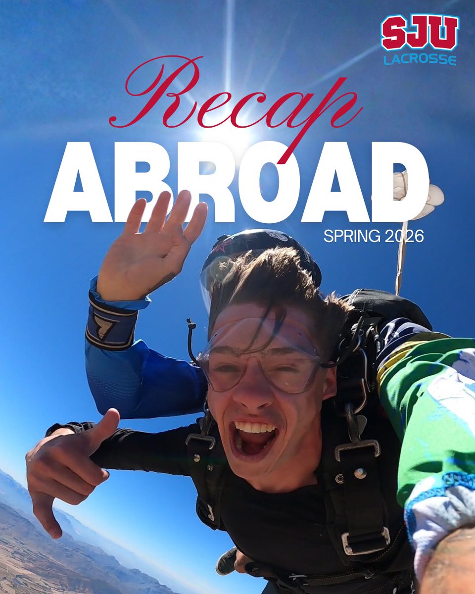 SJULAX's tweet photo. Pt 1 🌍 Study Abroad Recap ✈️

Incoming senior Zack Bizal, spent the Spring 2026 semester studying abroad. making unforgettable memories, exploring new places, and experiencing life in a new culture.

Take a look back at some highlights from his time abroad! 📸✨ https://t.co/XotPLMxGf6