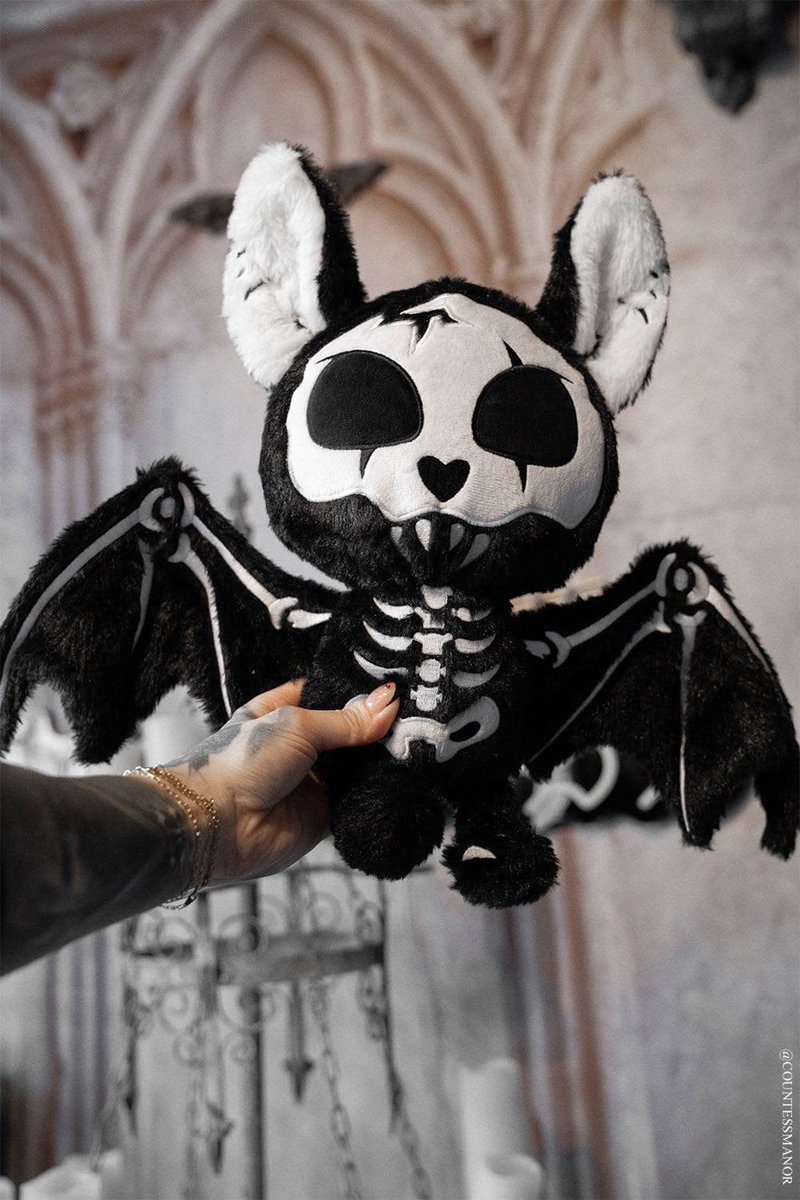 spookyxxboobs's tweet photo. skelebat plush toy from vampire freaks https://t.co/ygkplIgUry