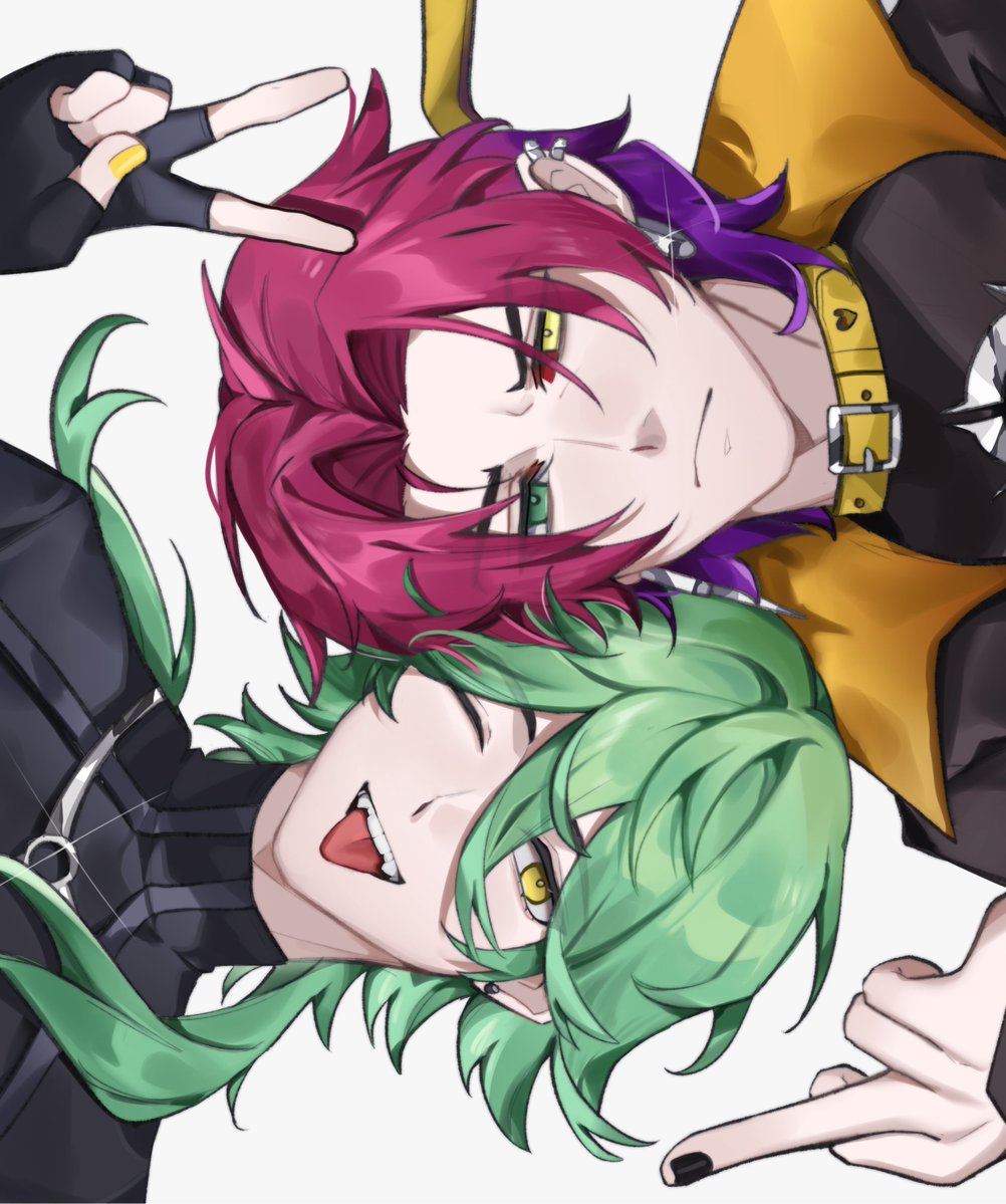 PalmBanana's tweet photo. How cute of them 💚💜
#EzKayn https://t.co/dXAxFwyKHV