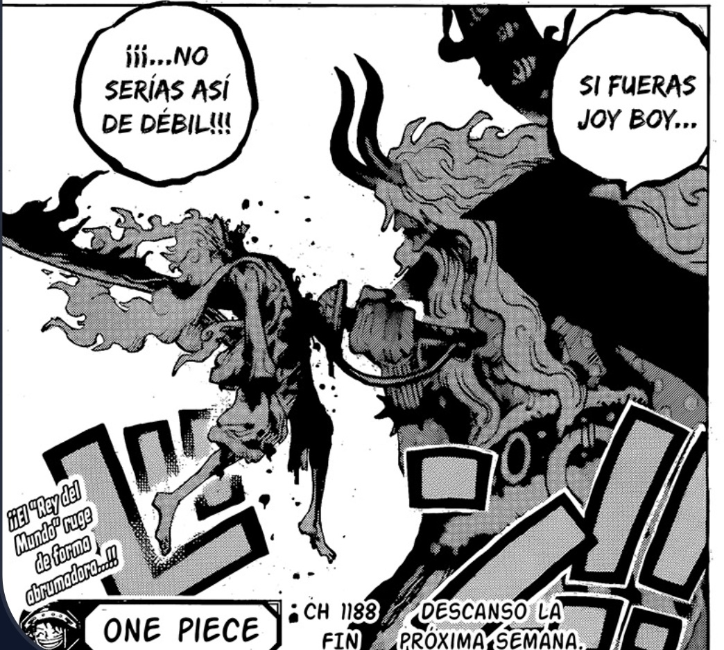 Lidialynx's tweet photo. Oda nos está mostrando el verdadero poder y dominio del villano final y yo empiezo a sentir verdadero miedo 🔥#ONEPIECE1188 https://t.co/1rzOYY9sQI