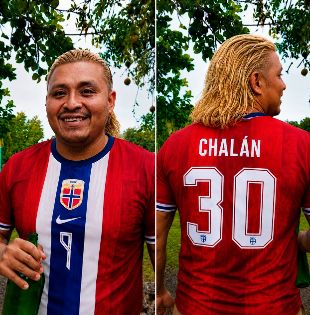 elduuuui's tweet photo. Aquí apoyando a mi segunda nacionalidad: Noruega 🇳🇴❤️💪 https://t.co/9KOYc4OPEK
