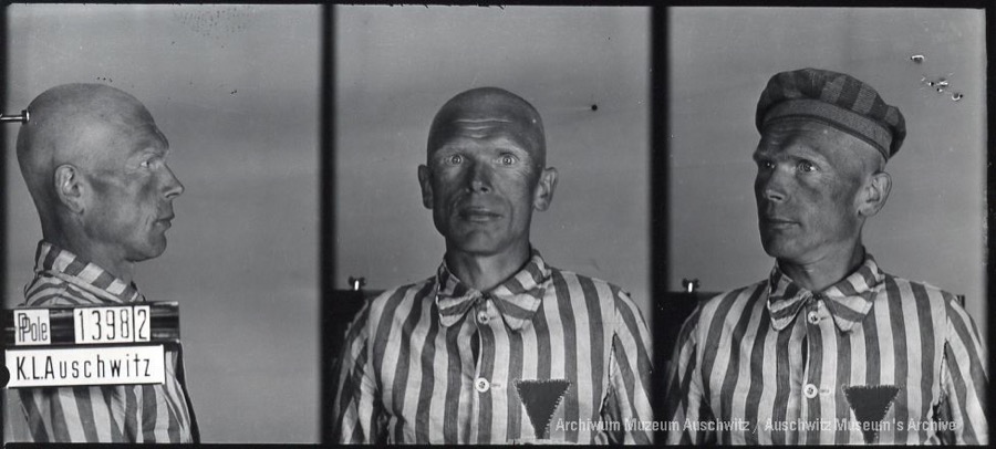 TomFromKatowice's tweet photo. My name is Michał Gnap 🇵🇱, 
a carpenter from the village of Jarczów, born on July 9️⃣, 1906.
I was murdered by #Germans in their #Death camp #Auschwitz on Aug. 6, 1941 at the age of 3️⃣5️⃣ only because 
I was a #Pole.
I survived 4️⃣ months.
Please, #NeverForget me!
#WWII 
#Genocide https://t.co/aoKjJseybj