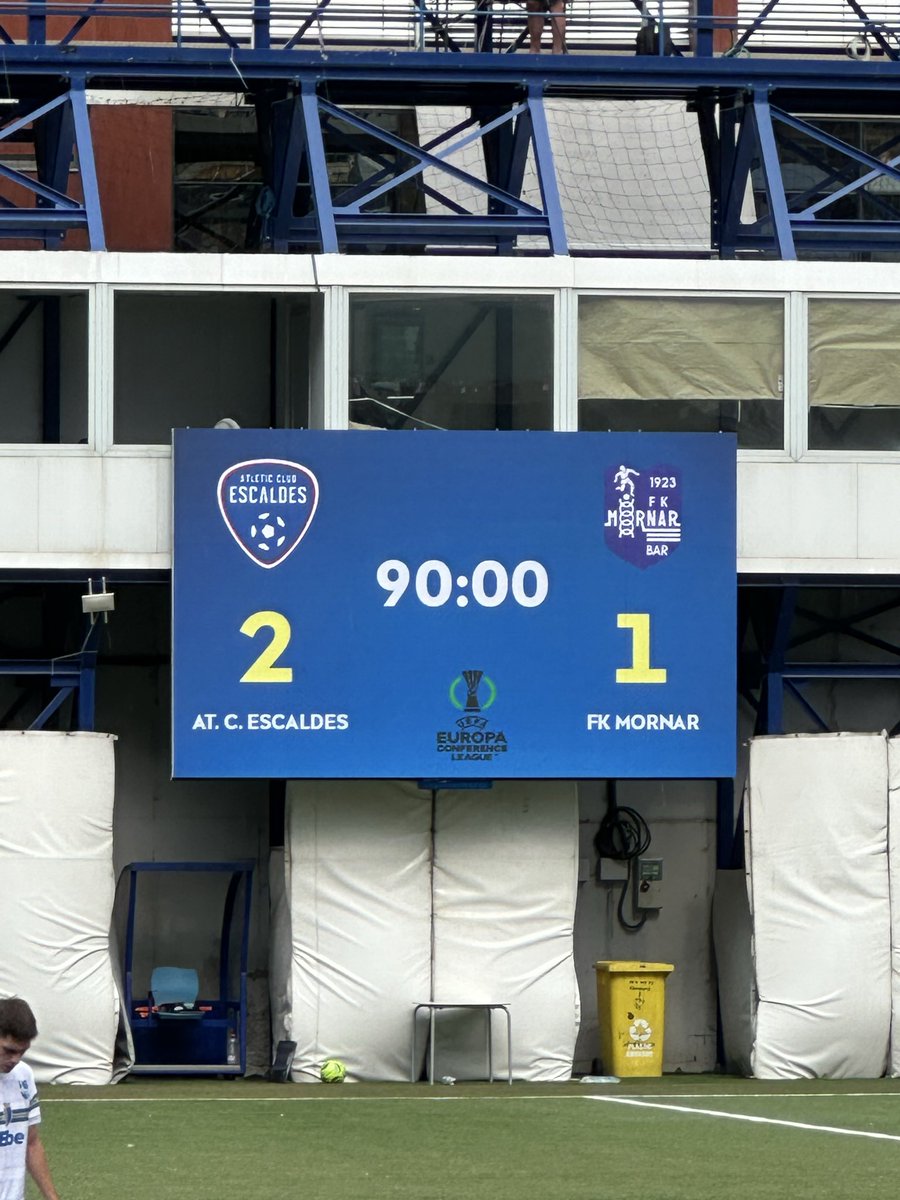 Jannesvd9's tweet photo. Telt een vakantieland als er niet gevoetbald is?
Länderpunkt 24 met Atlètic Club d’Escaldes - FK Mornar Bar. #Groundhoppen #Groundhopping https://t.co/GcL4WOKgWb