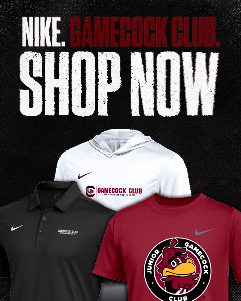 TheGamecockClub's tweet photo. We’re excited to release our official Gamecock Club Merchandise Store!

Act quick, the store closes on July 20.

➡️ https://t.co/SQa0UuX0a7 https://t.co/MB2g2mlcai