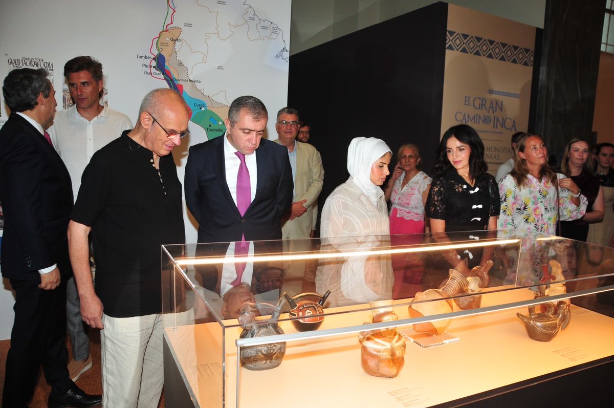 PeruEnGrecia's tweet photo. La Embajada del Perú inauguró la exposición “El Gran Camino Inca – Perú: Integración y Diversidad” en el Museo Arqueológico Nacional de Grecia.

¡Abierta hasta el 30 de septiembre! https://t.co/jmEnomxRzd