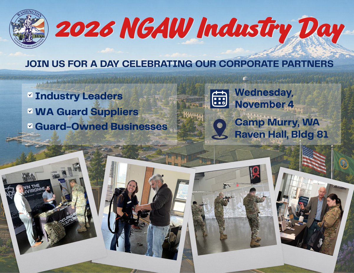 NGAW's tweet photo. 📆SAVE THE DATE!📆 The next NGAW Industry Day will be Wednesday, Nov. 4! Join us for a showcase of our incredible Corporate Partners. https://t.co/SOVdNgrPDL