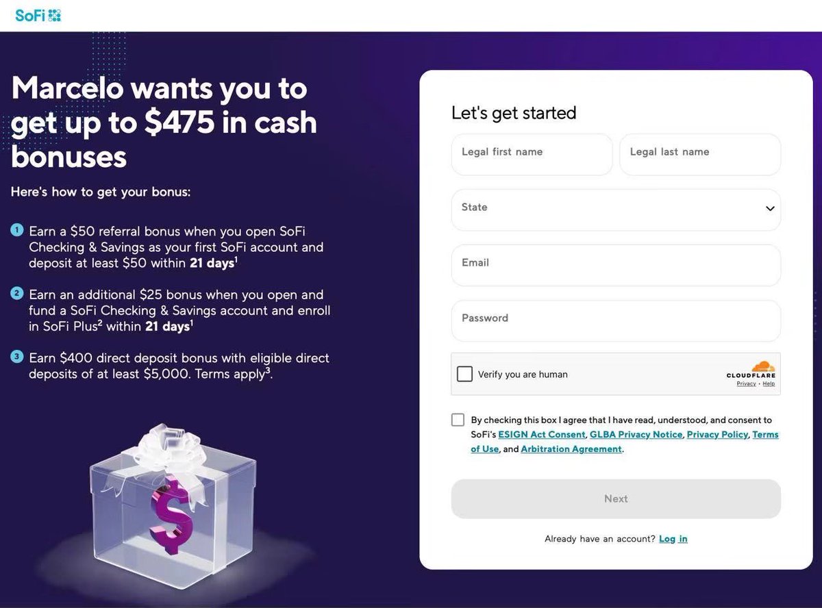 Marcelo_Mayol's tweet photo. SoFi $475.00 Bonus
Here's a Fast and Easy way to make up tp $475.00 from SoFi! 💵💵💵
https://t.co/WcRsRnyXOR

#DreamLife #FinancialFreedom #PassiveIncome #Money #Wealth #Travel #RetireEarly #DebtFree #PuertoVallartaLiving https://t.co/vSWxR3bchR