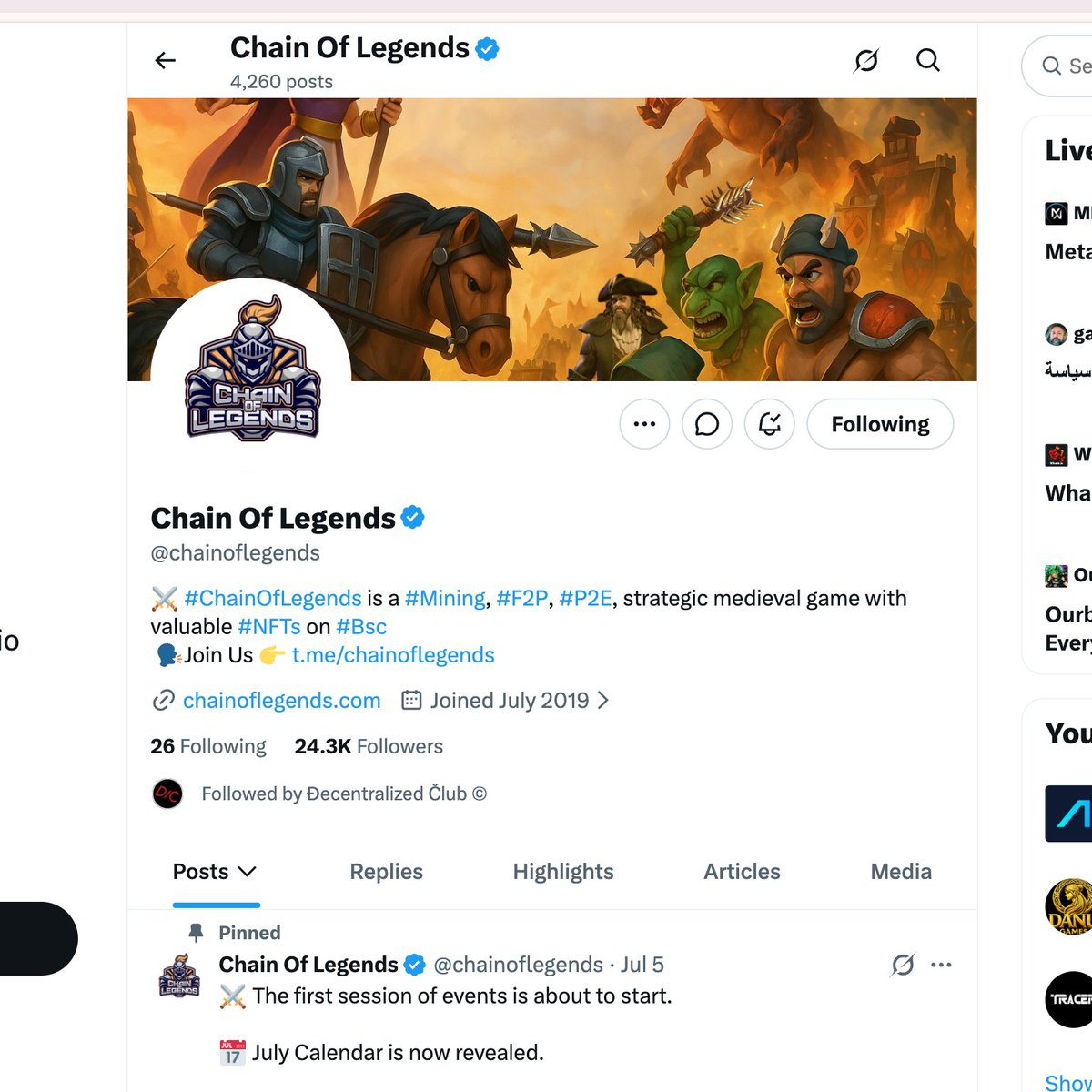 shusi0023's tweet photo. @XTexchange @chainoflegends Best wishes to the Chain of Legends team, Theo, and Mr. M.O.F (Saeed) for a successful AMA! 🌟

My question:Beyond in-game rewards, what long-term utility and value do you envision for the CLEG token as the ecosystem continues to expand? 🌟

9680150529399

#CLEG #Giveaway https://t.co/yzhKGDK7HU