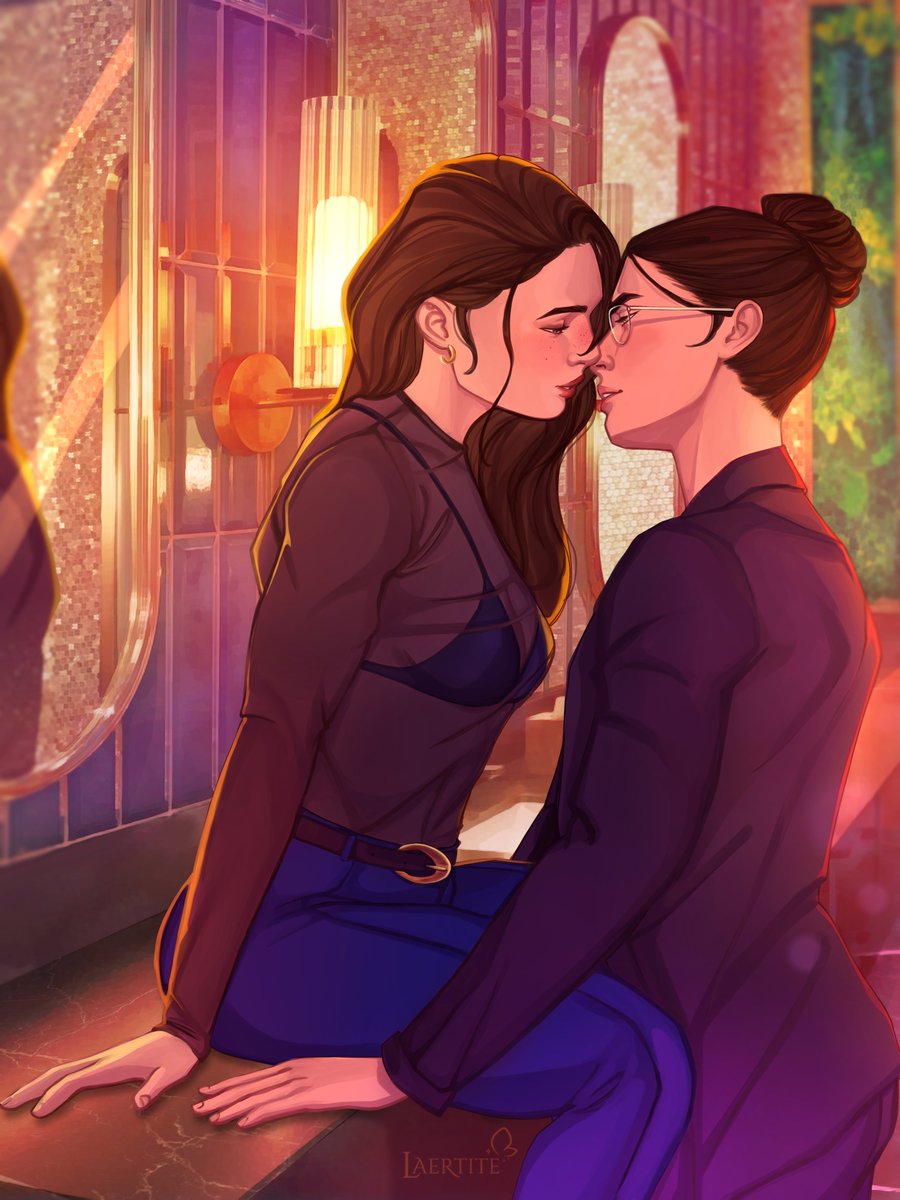luisalandre's tweet photo. 4 cenas de beijo em 4 artes para te convencer a ler o meu livro sáfico https://t.co/OQfiFoRTbO