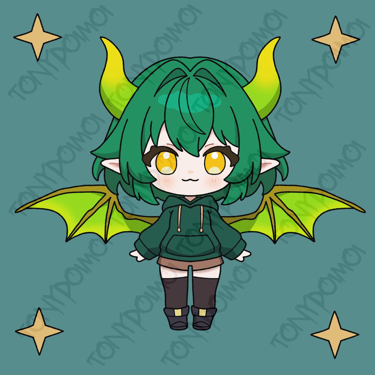 Tonydoimoi's tweet photo. Dragon Chibi Adoptable 🐉💚

• Price: $17
• +$5 for commercial use

If interested, feel free to DM me 📩
Shop: https://t.co/5Zf3ij9Puh

#adoptable #chibi #vgen #cuteart #commissions https://t.co/bJiWFL3kRw