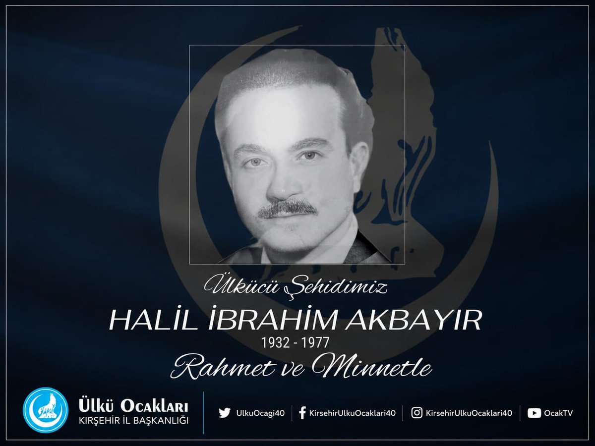 ibrahimgurler40's tweet photo. Kırşehirli Ülkücü Şehidimiz Halil İbrahim Akbayır'ı şehadetinin yıl dönümünde kabri başında dualarla andık. Şehidimizin ailesine ve yakınlarına başsağlığı dileklerimizi ilettik. Ziyaretin ardından kabri başındaki Türk bayrağı yenisiyle değiştirildi. https://t.co/0JLtE0St67