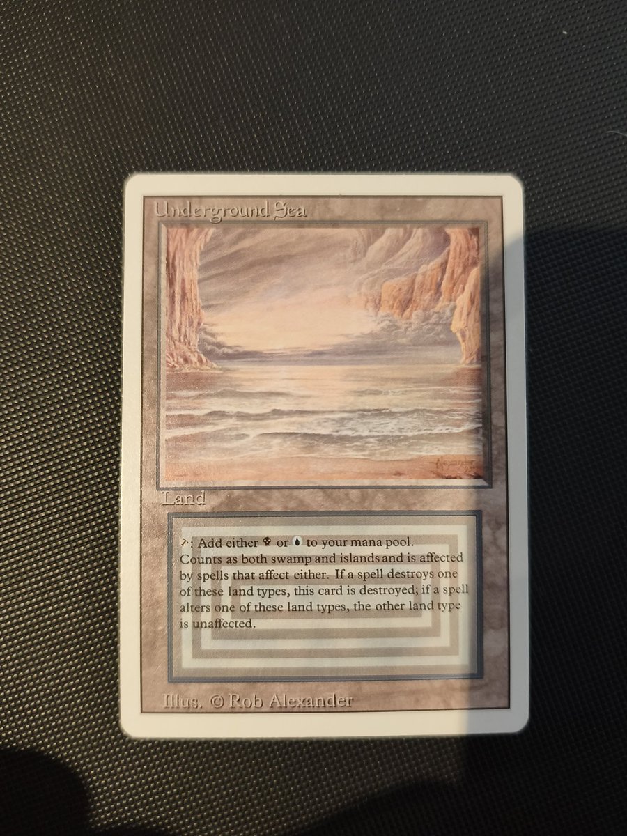 MtgFull's tweet photo. Suelto la ultima Underground Sea de Revised que me queda 780€ 
Interesados MD https://t.co/9oaPmWgpuW