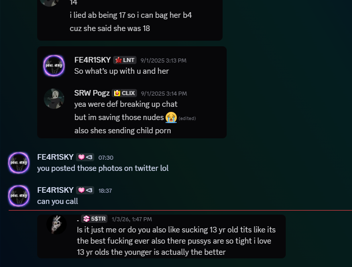 Revixmgmt's tweet photo. heres more proof of @Zin1vMNGT of pedo https://t.co/mHGtnKPCrM
