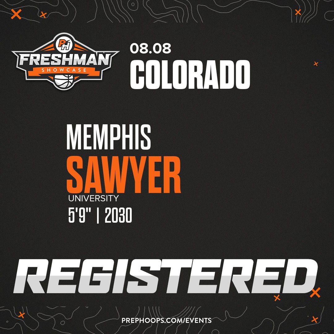 PrepHoopsCO's tweet photo. Welcome Class of 2030 Memphis Sawyer (@Memphisjett12) of University HS to the @PrepHoopsCO Showcase @ The Courts. 

🔥🏀 #PHFreshmanShowcaseCO 🏀🔥

Register NOW! 👇  
https://t.co/33iLS7uUCL https://t.co/kyfxyoJ3cH