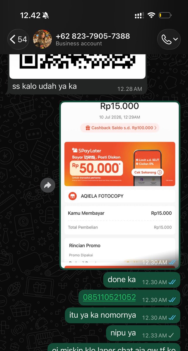 neverfaultlez's tweet photo. oii scammer selaper apasihh kalian sampe nipu🤦, yg satu udh di tf malah blokir (@FuIberdoa), yang satu diminta testi malah ngirim testi seller lain(@fannyvelvevchuu)… btw i still NEED the jasa verif nomor ⁠♡⁠, klo scammer gausah nimbrung lg ye. #zonauang #wts https://t.co/jsxHJLxJ4p