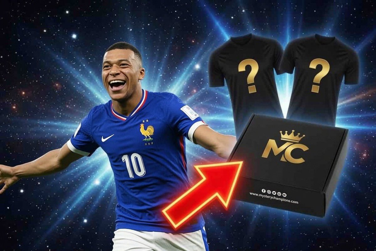 MysteryChampion's tweet photo. If KYLIAN MBAPPE 🇫🇷 scores ANYTIME tonight we’ll giveaway one of our Mystery Football Shirt boxes 📦

To enter 👇

- ❤️ Like + RT
- 👕 Comment favourite team

Must be following, Good luck Champions 🍀 https://t.co/mD7VGZFciy