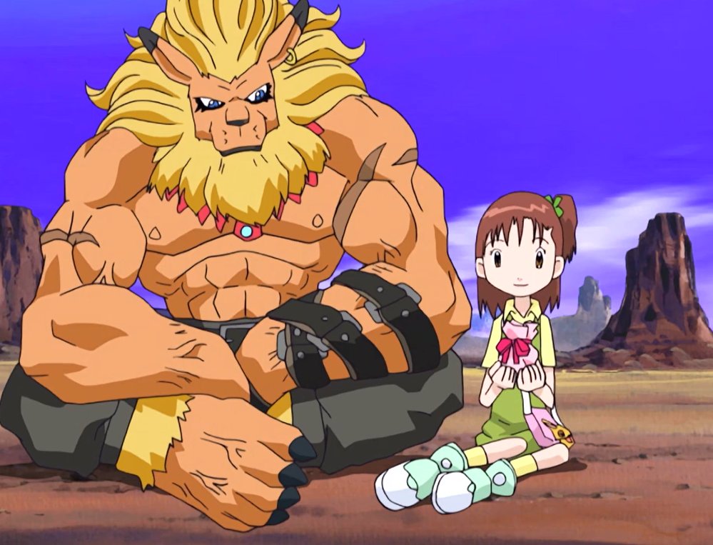 LoboSamp's tweet photo. Leomon and Juri Katou
It's sad how it ended.
#Digimon #Leomon #デジモン #レオモン https://t.co/YmcoTWOIX3