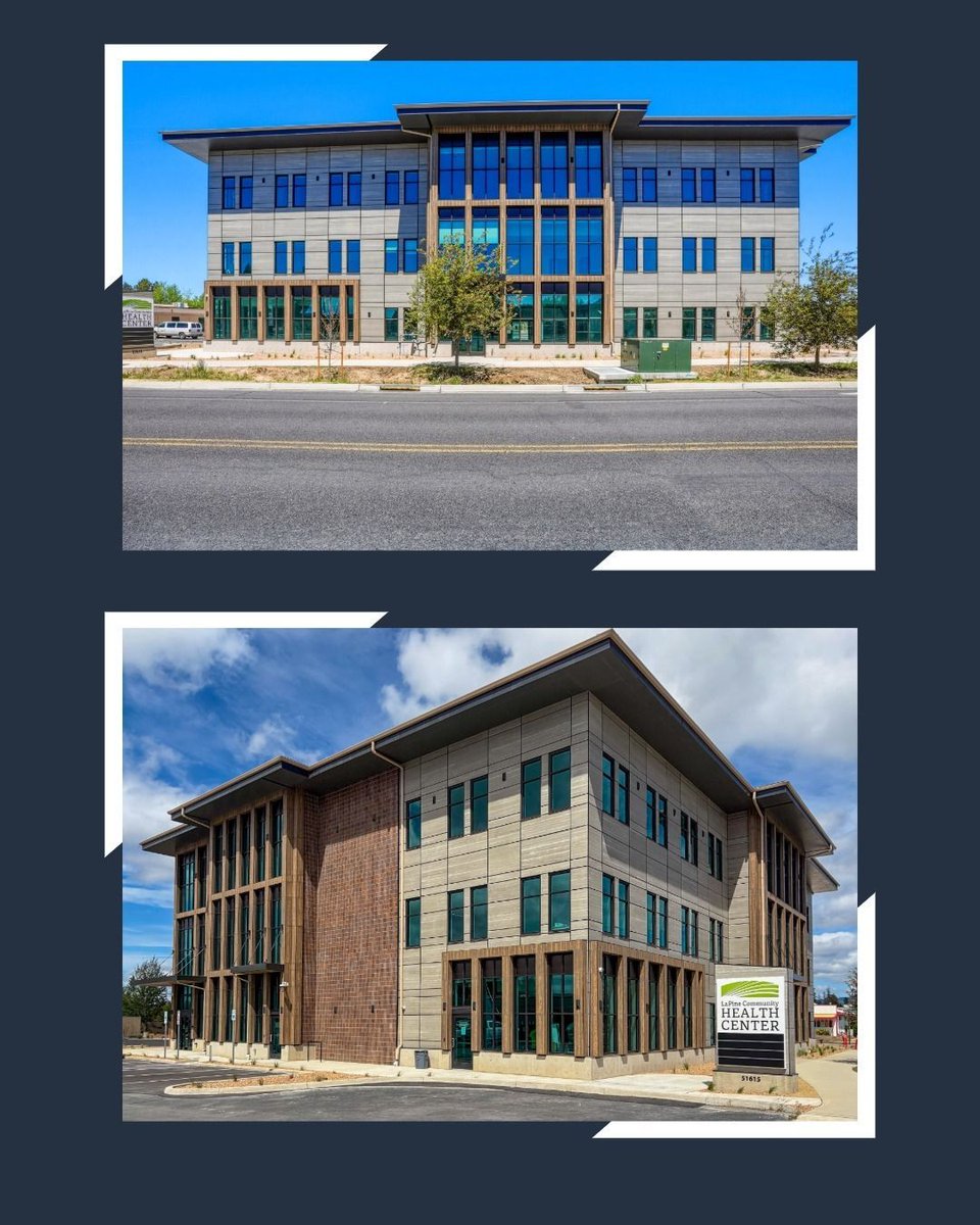 CompassCom's tweet photo. Now leasing in one of La Pine's newest and most impressive buildings. The La Pine Community Health Center offers a turnkey #dental office and a beautiful #office suite for lease. Grow your practice in a premier healthcare setting. 

Learn more: https://t.co/51DLzlv2Jr https://t.co/S1cklWXChg