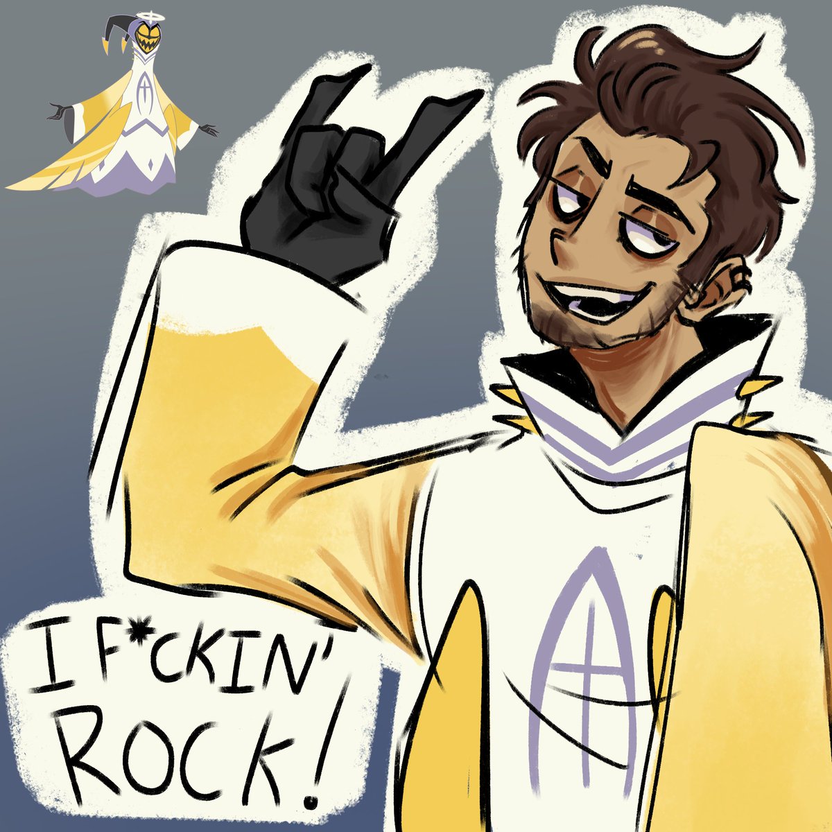 biblicalsons's tweet photo. Adam 🎸 for a particular subset of my oomfs

#hazbinhotel #hazbinhoteladam https://t.co/xcczF1GCd3