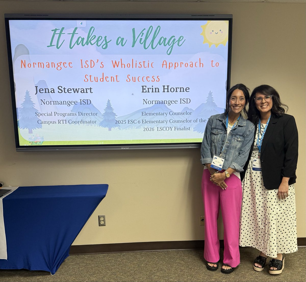 NormangeeELEM's tweet photo. Super proud of our Normangee Elementary team as they presented on the importance of a whole child approach to student success and social emotional development. @NISDELCounselor @iheartckh @JohnnyLathrop2 https://t.co/MCfqv0eLPz