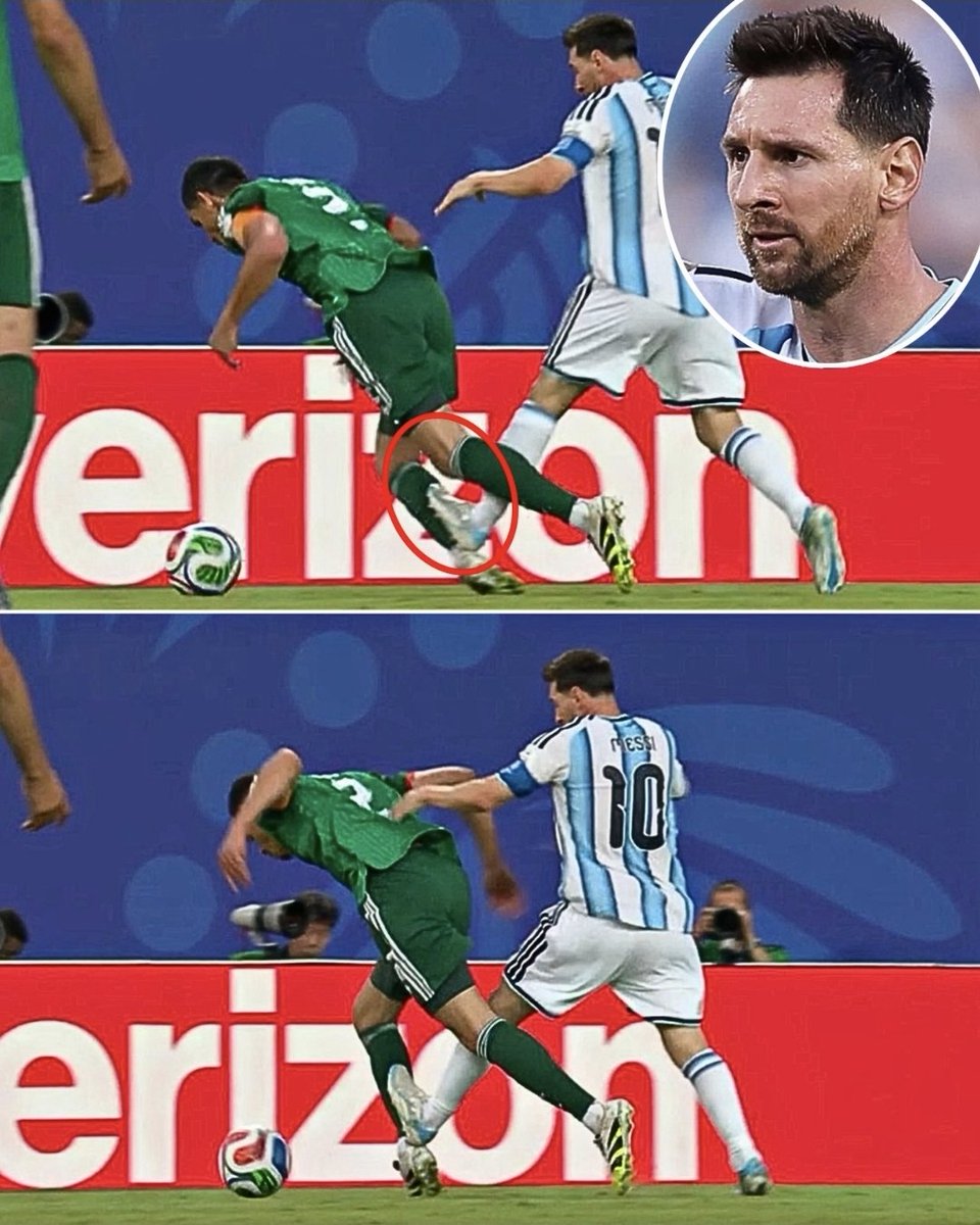 HKofGuildford's tweet photo. @henrywinter Quansah gets a 2-match ban, but: Balogan's Red was upheld (not rescinded) &amp; his ban overturned; Messi get's away with it totally (photo below). 
Unconscious bias (or worse)? 100% consistency is impossible, but this looks unjustifiable - @FIFAcom?
https://t.co/S4ZtotzjGK https://t.co/RKdpHA8Zvk