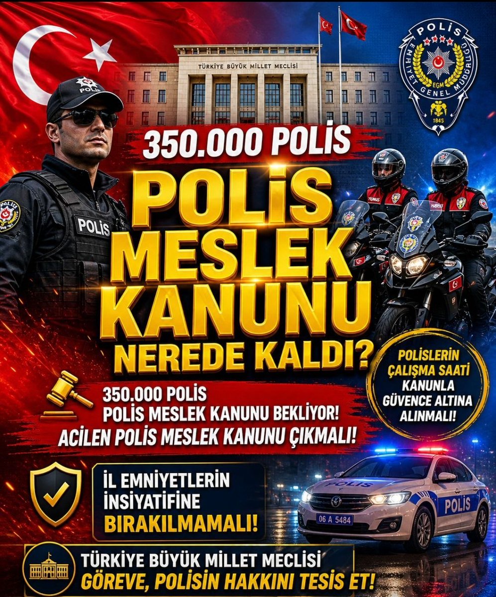 Muratak63448740's tweet photo. Polis meslek kanunu nerede kaldı sayın cumhurbaşkanımız @RTErdogan sayın bakanım @mustafaciftcitr #PoliseFazlaMesai https://t.co/HN1wyBeLF8