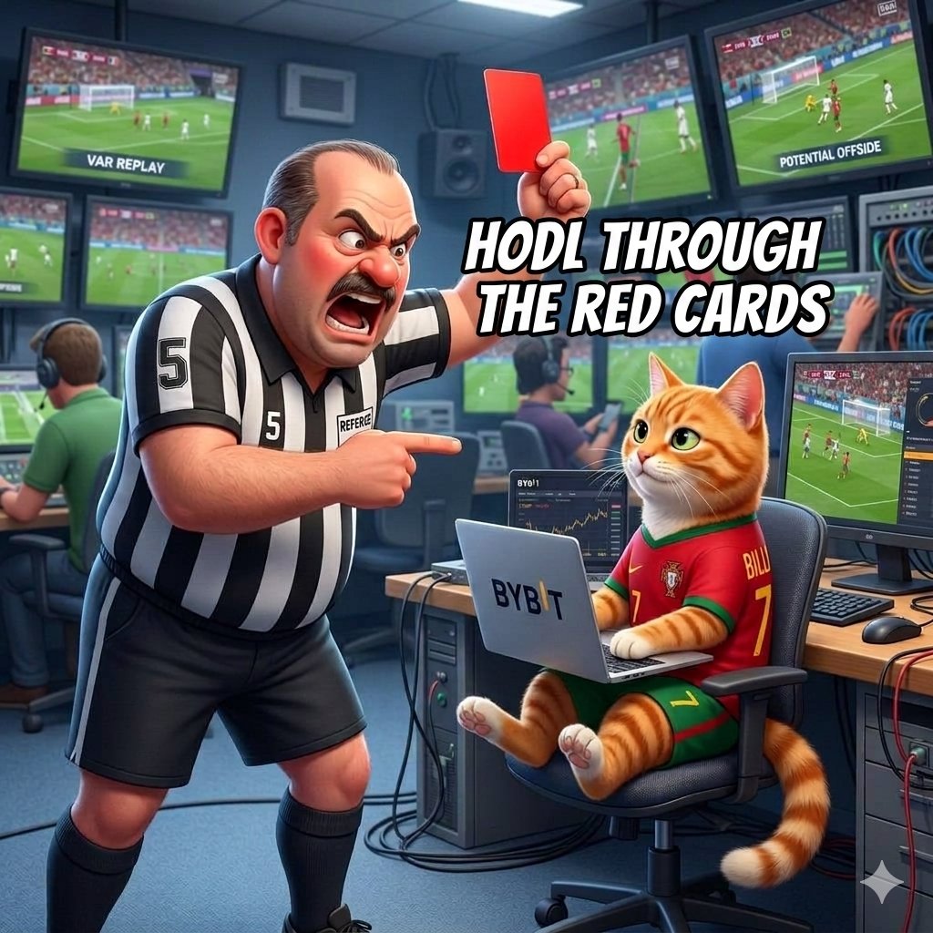 RMandegar27366's tweet photo. @Bybit_Official Referee: "Market is crashing! Red liquidation candle is here!" π¨Billi: "Bro chill, I'm just buying the dip on Bybit." πΌπ #GatoFutbulero #Mundial2026 #NewFinancialPlatform
#Bybit https://t.co/rSCv4SvSLf