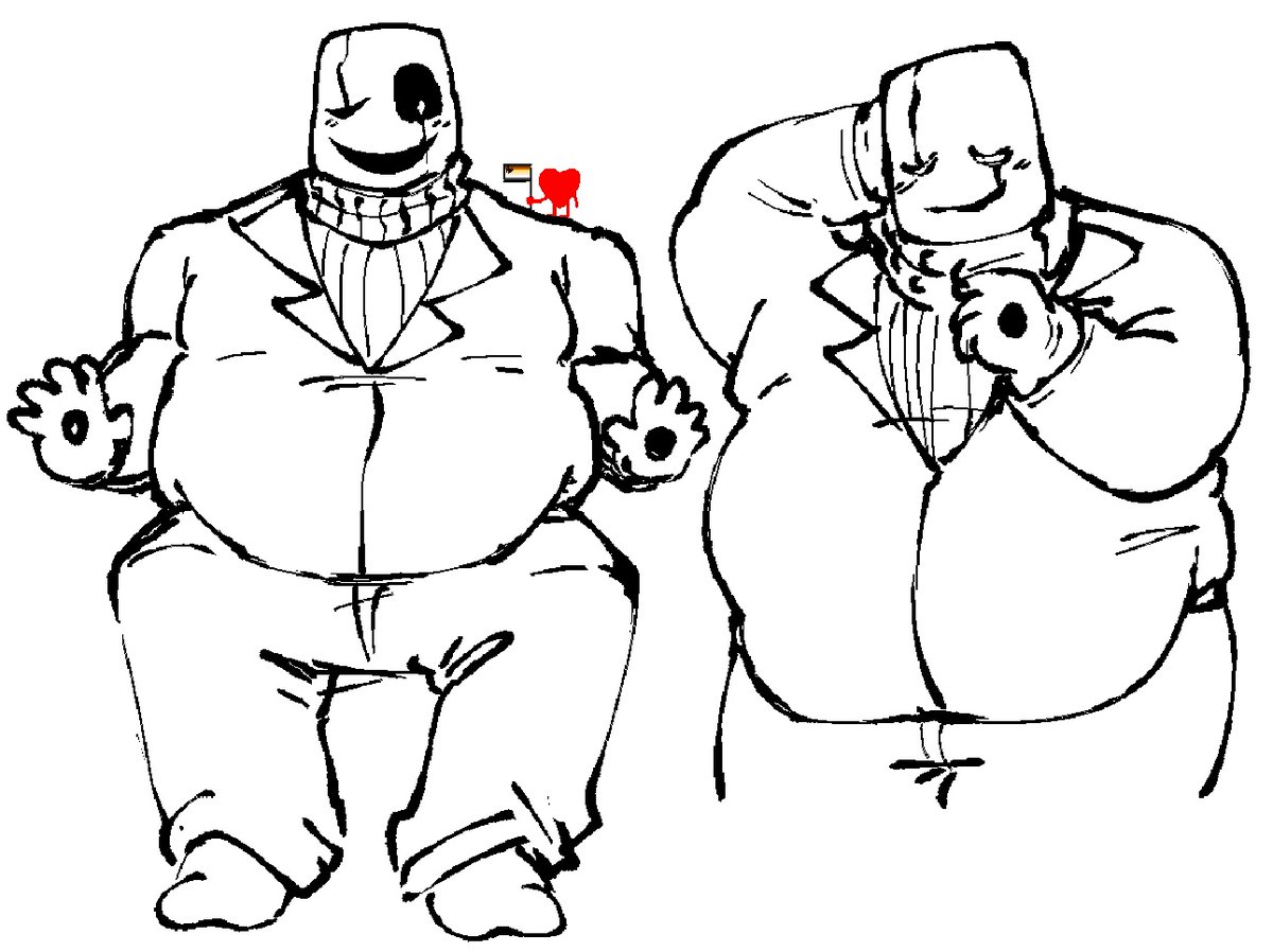mothyaoi's tweet photo. fat gaster is kinda awesome https://t.co/g3R075SqlR