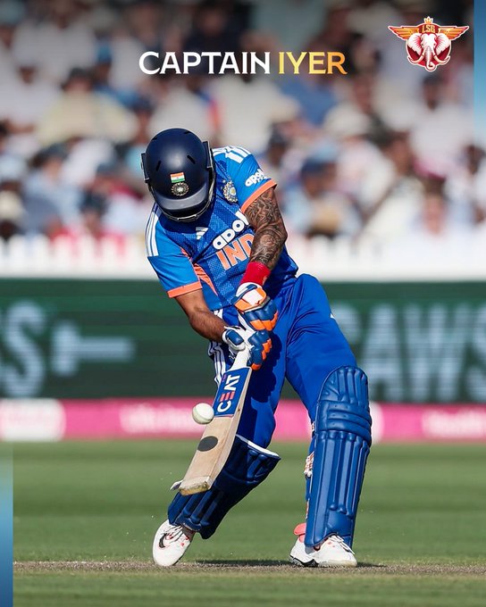 Captain Shreyas Iyer brings up a brilliant 33-ball half-century under pressure 🔥