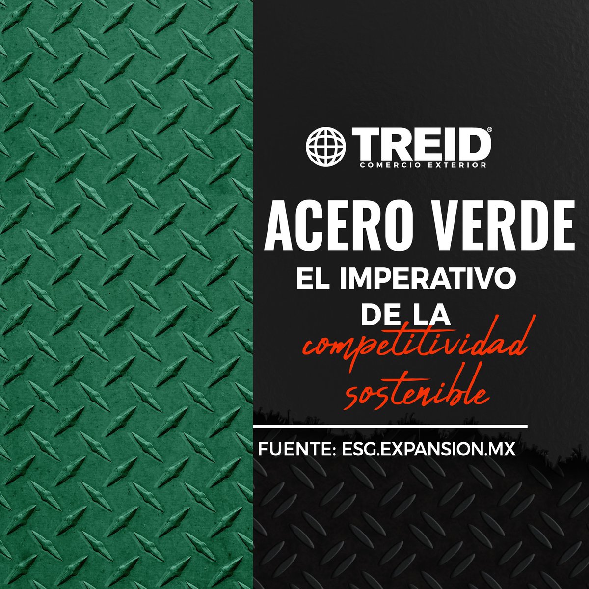 TREIDCOMEXT's tweet photo. El acero verde : el imperativo de la competitividad sostenible
Info completa en nuestra bio🌐
https://t.co/BRTOY5I3en
#comercioexterior #acero #siderurgico https://t.co/pPw3Nmnwvm