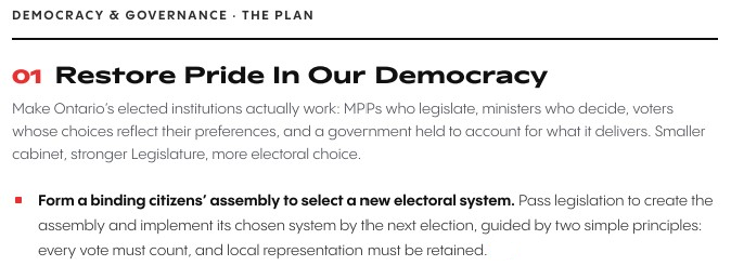 FairVoteCanada's tweet photo. Ontario Liberals are being cheated by a system that's left them third in seats twice in a row despite winning the second most votes. 

It is time the party takes electoral reform seriously. 

Great to see @EricDLombardi call for a binding citizens' assembly! https://t.co/Tz6zfqD5wj