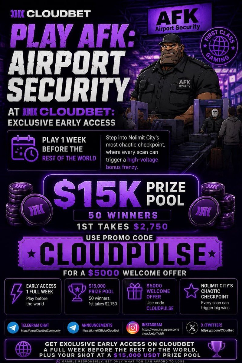 andrerusse_27's tweet photo. New offer still live. Worth checking out #cloudbet https://t.co/AdhIzlRtDe