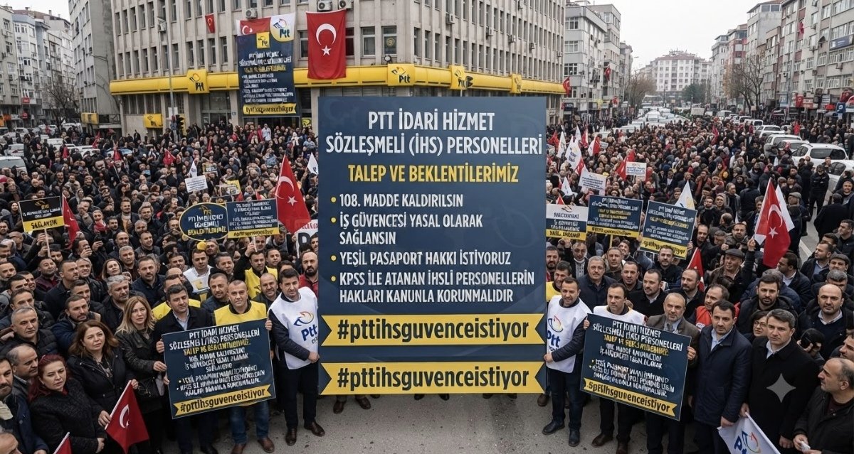 UgurSolak34's tweet photo. #pttihsguvenceistiyor
Taleplerimiz ayrıcalık değil, hukuki güvence ve eşitliktir. PTT personelinin özlük haklarının kanunla güvence altına alınmasını talep ediyoruz. https://t.co/oavRhHWxrK