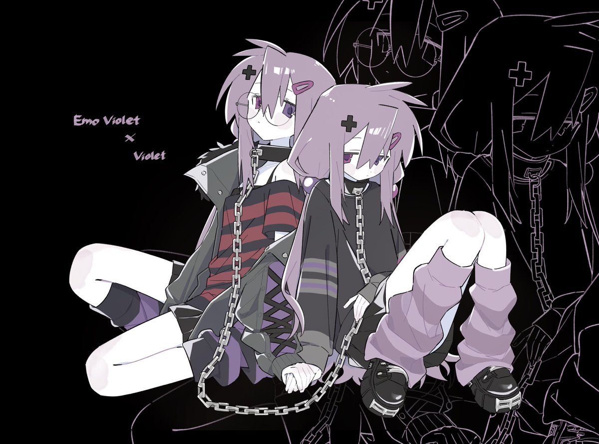 usedcvnt's tweet photo. Emo Violet × Violet https://t.co/uaw19Ov5EW