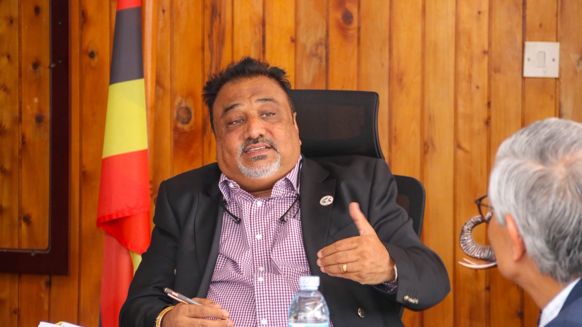 mtic_uganda's tweet photo. @STanna444  urged Indian manufacturers to invest, citing major investment in roads, power, water, and defence that make the country a safe and ready investment destination. 

Both sides also agreed to deepen cooperation in skills development, digital public infrastructure, healthcare, and value‑added exports like avocado oil and cocoa butter, with bilateral trade already exceeding $1.3 billion annually. /3
