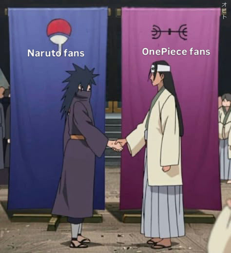sleptlight's tweet photo. Naruto fans and OnePiece fans agreeing to destroy new age anime fan bases. https://t.co/pfFjRAgnUH