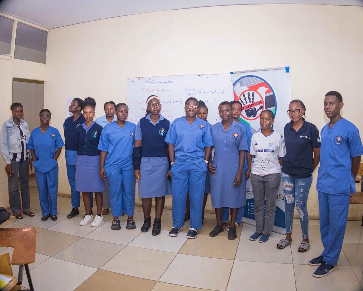 HEDSOorg's tweet photo. Empowering young people with knowledge on integrity and child rights creates communities that value accountability and justice. The #TunuProject engaged students at Thika School of Medical and Health Sciences – Kisumu Campus. https://t.co/VOTGP8Fia9