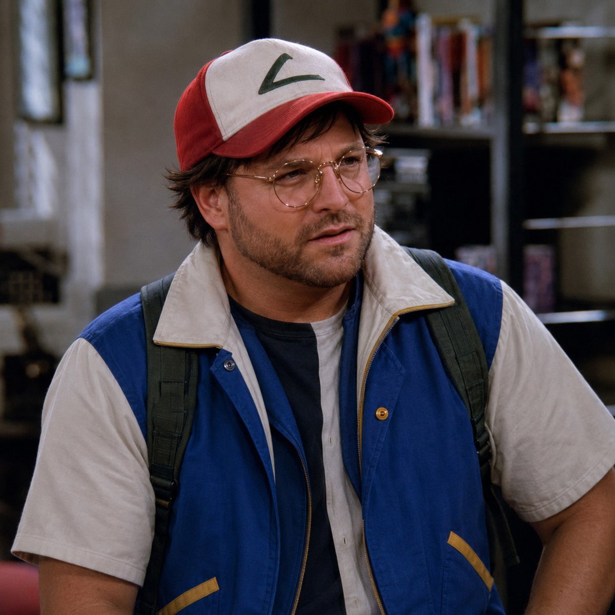 HDergler's tweet photo. Jerry, I don't catch Pokémon. I wait until they're emotionally available. https://t.co/L04TbH2cqr