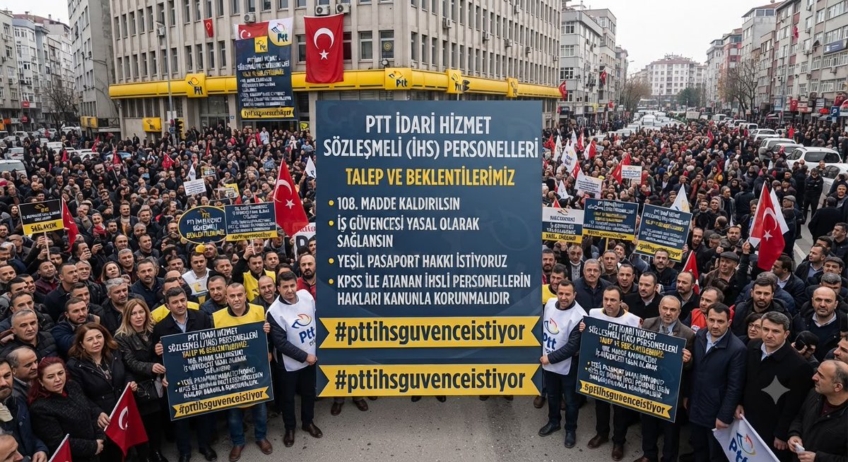 UtkuSenocak's tweet photo. Bizler kamu personeliyiz ! 

#pttihsgüvenceistiyor https://t.co/hm2jfHb8vA